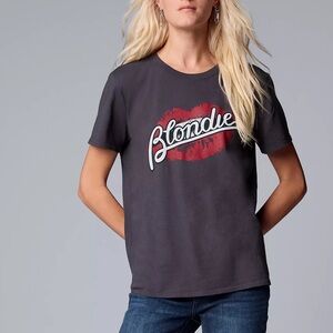 Women’s Simply Vera Vera Wang Blondie Music Graphic Tee, Large